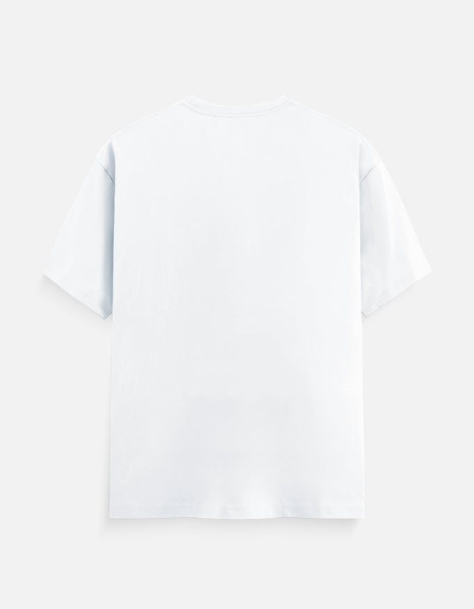 “unkillable. since forever.” minimal typography t-shirt in white by Halant, back