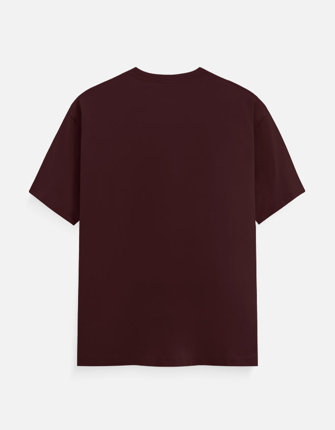 “घर कब आ रहे हो?” Hindi Diwali t-shirt with diya in maroon by Halant, back
